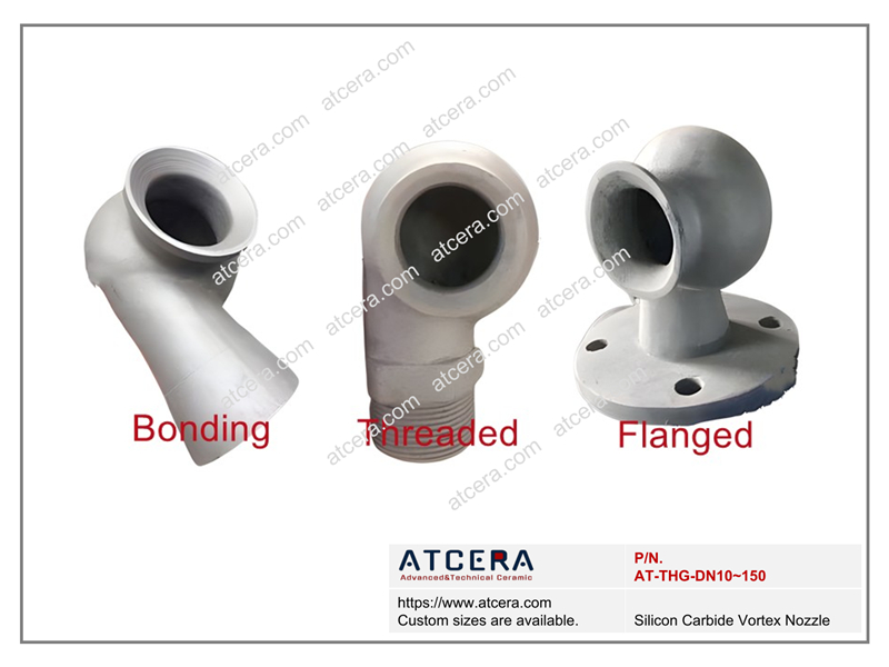 Drawing of Silicon Carbide Vortex Nozzle
