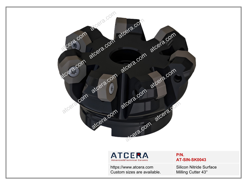 Drawing of Silicon Nitride Surface Milling Cutter 43°